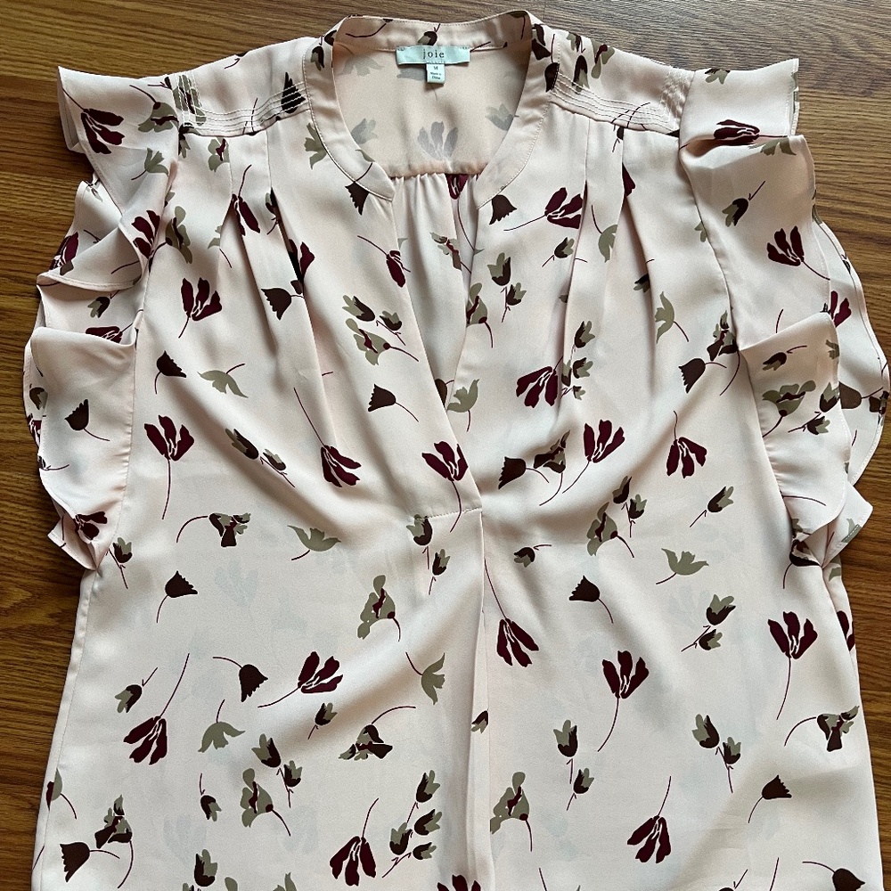 Joie floral blouse, size medium